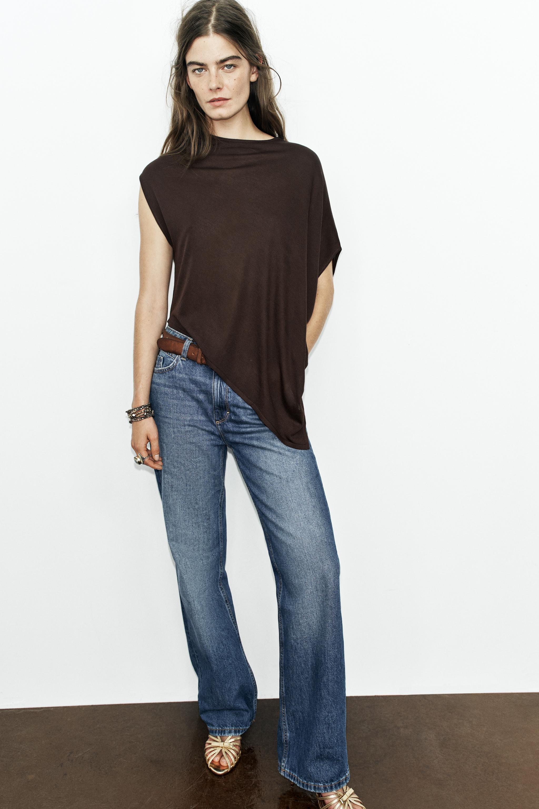 TOP ASYMÉTRIQUE EN MAILLE